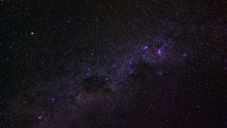 Starry Sky and a Galaxy