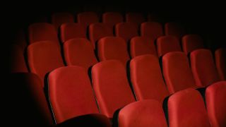 Red Seats in Movie Theater