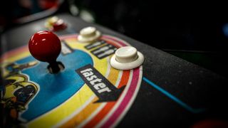 Retro Arcade Machine Control Panel