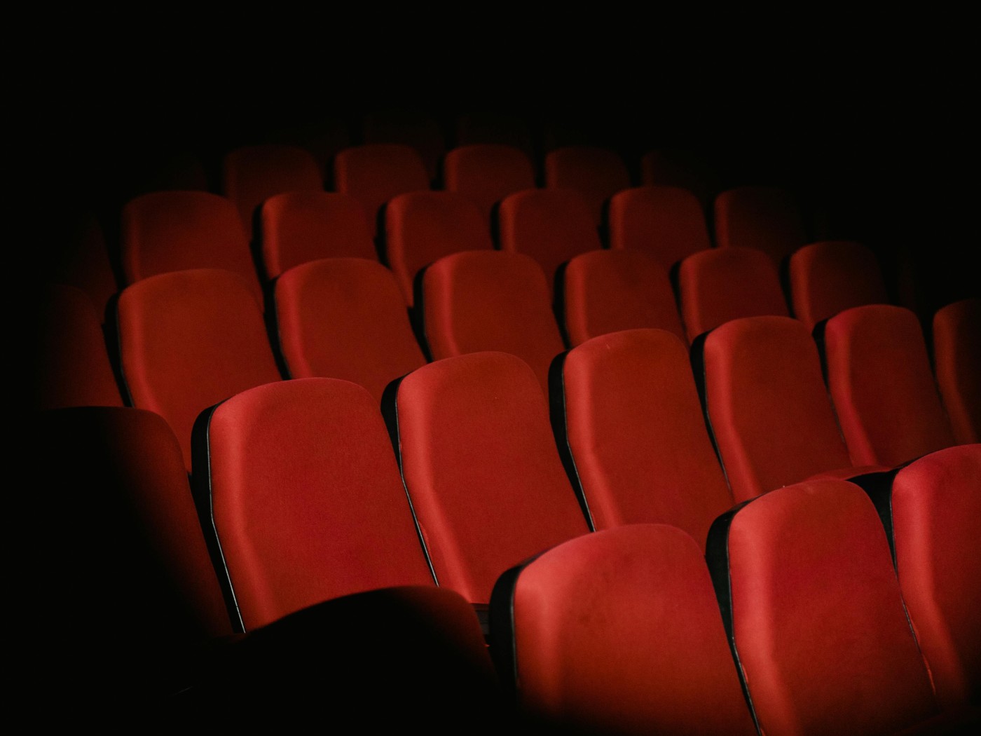 Red Seats in Movie Theater