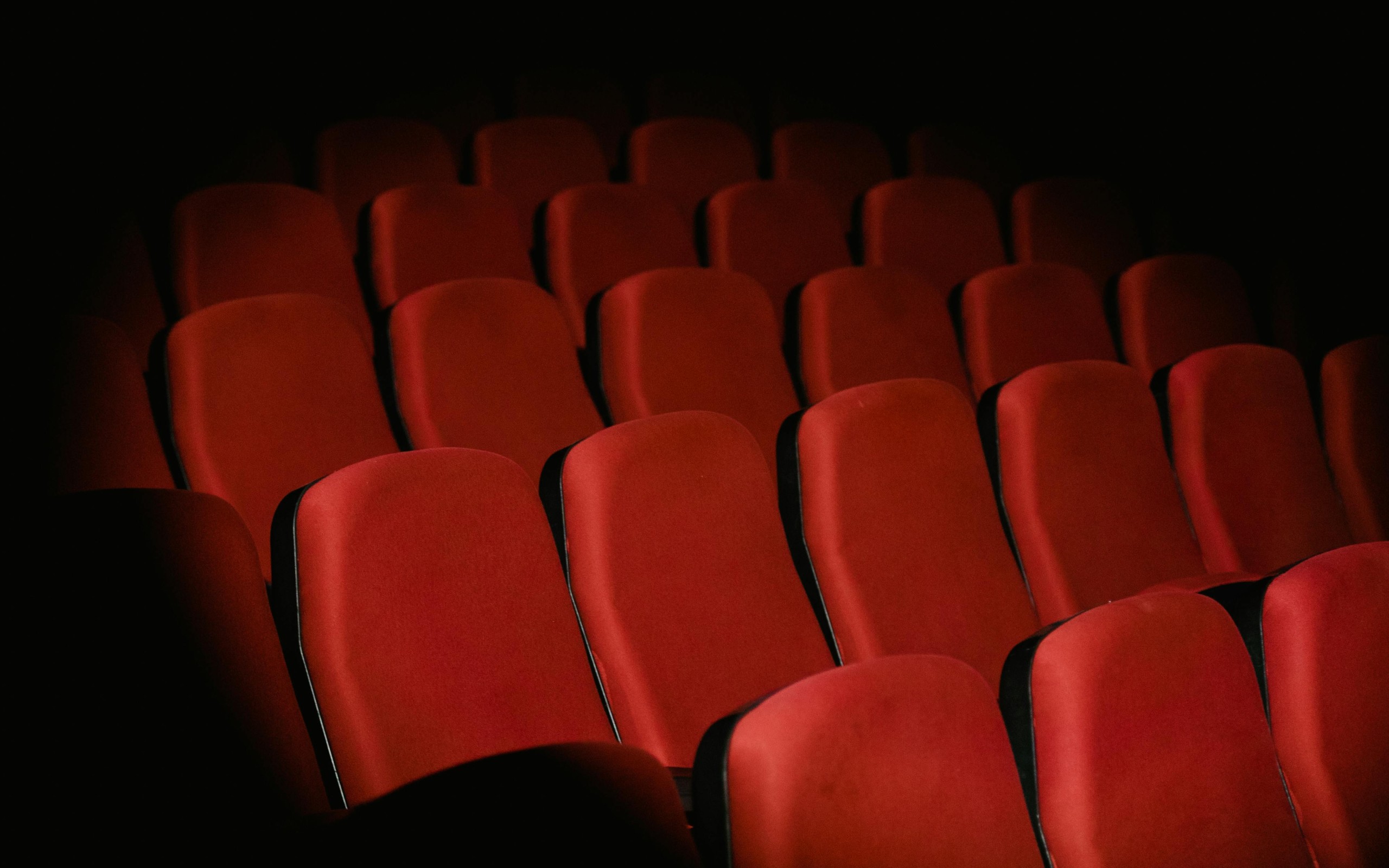 Red Seats in Movie Theater