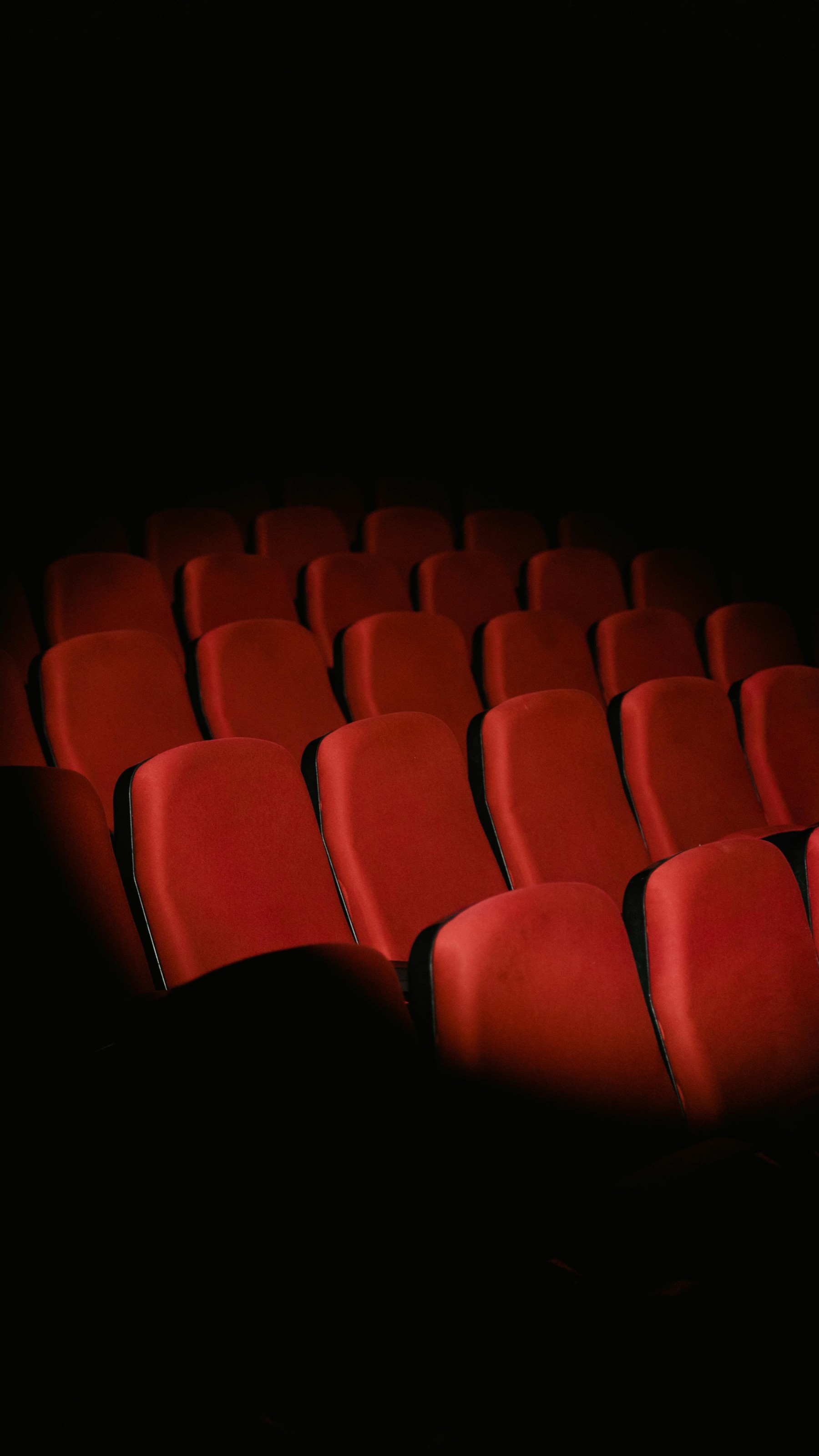 Red Seats in Movie Theater
