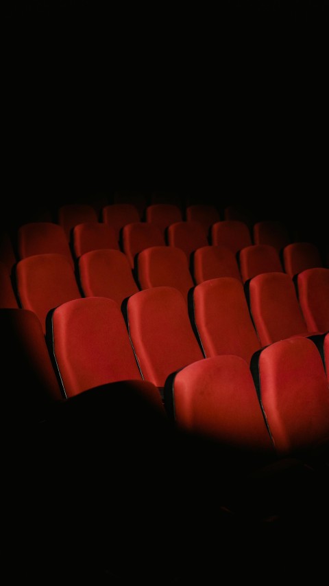 Red Seats in Movie Theater