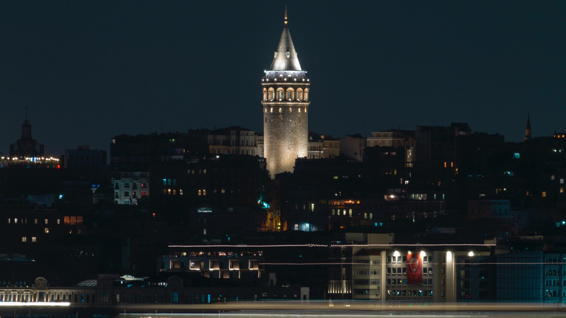 Building during Night Time