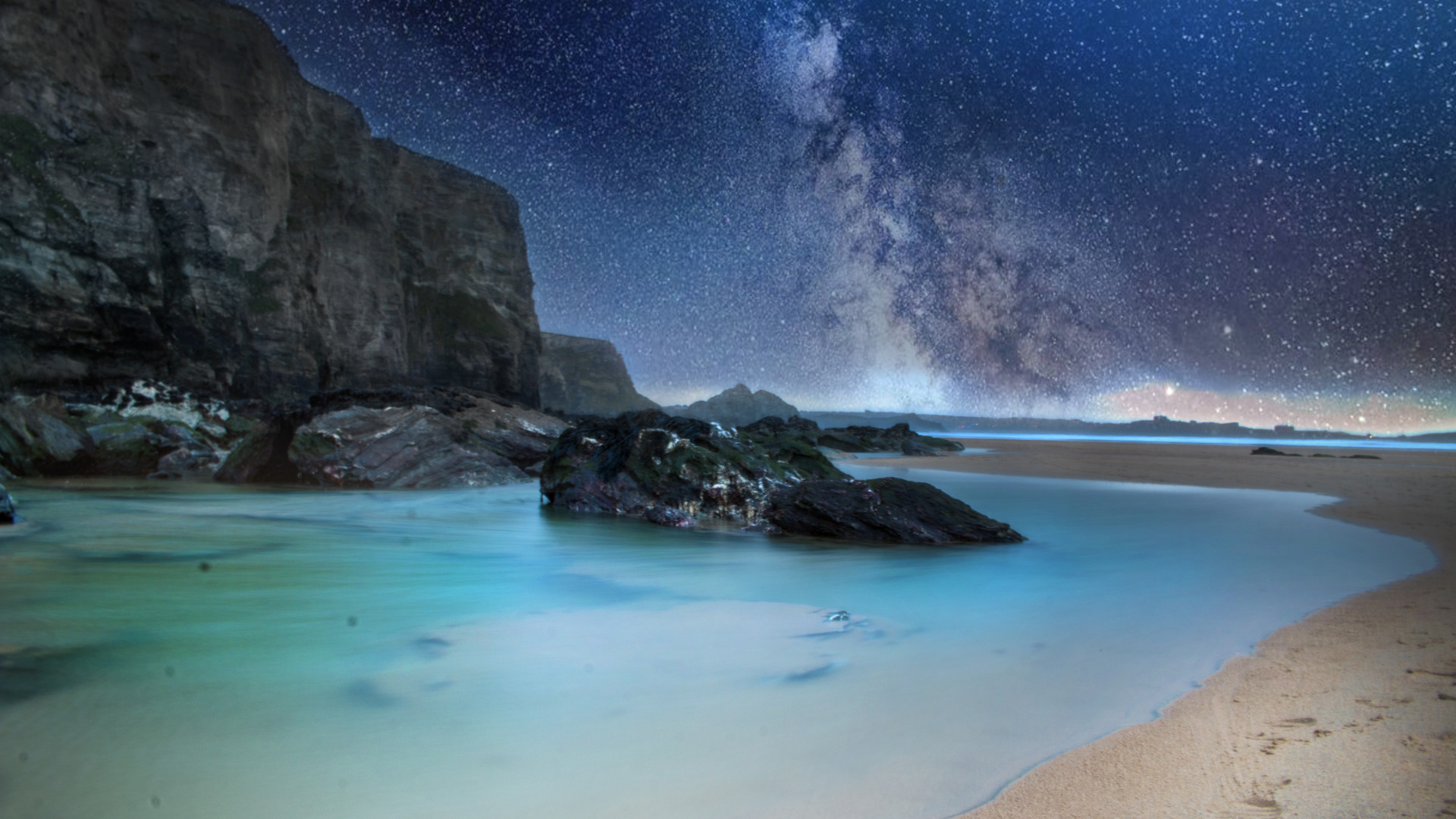 Black Stone during Night time