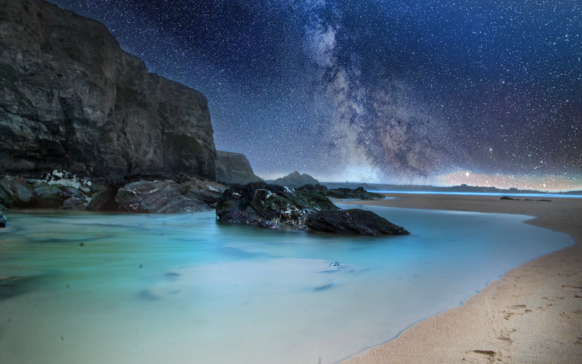 Black Stone during Night time