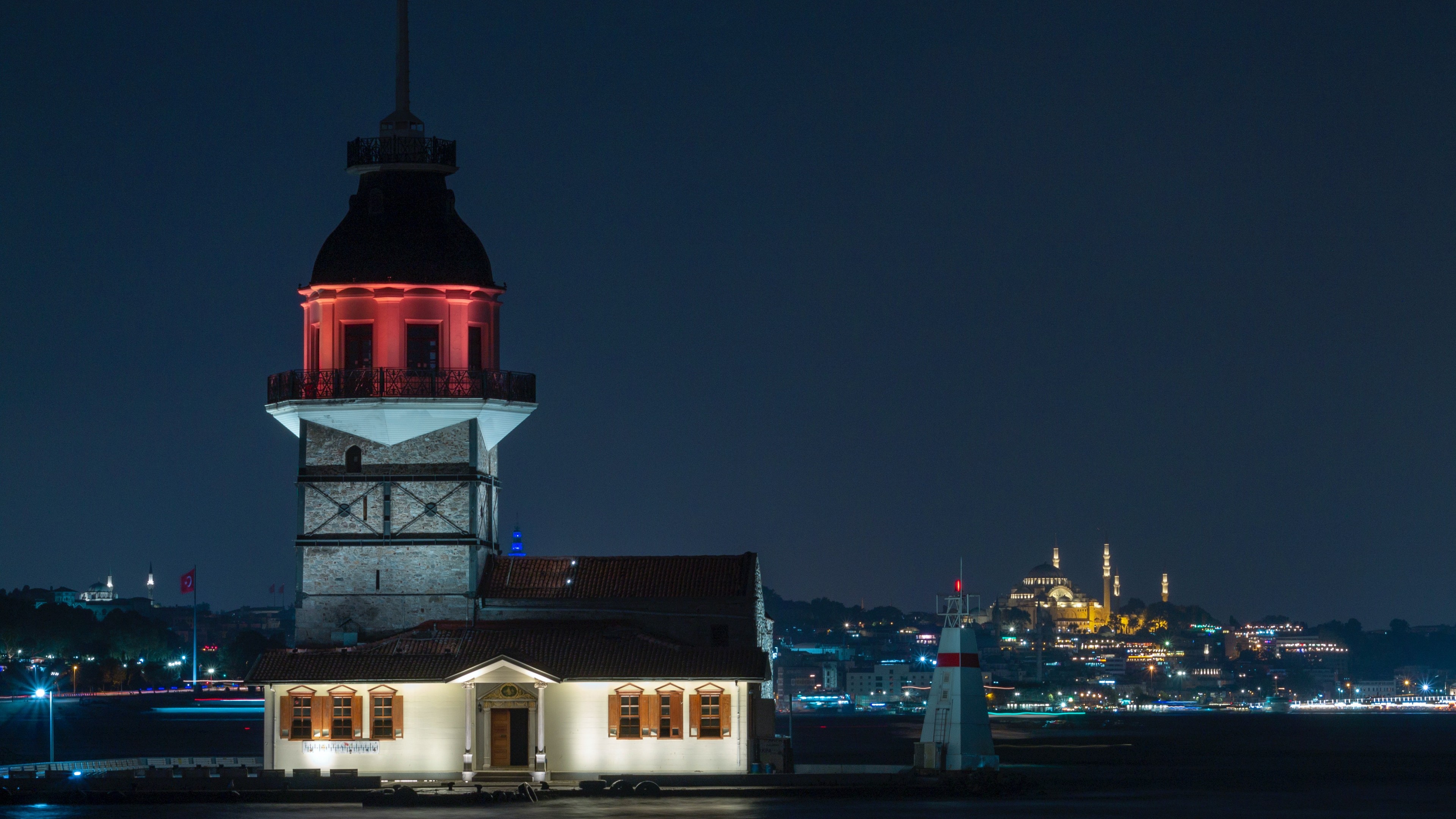 Building during Night Time