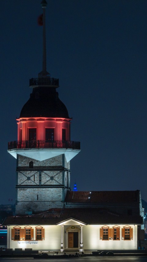 Building during Night Time