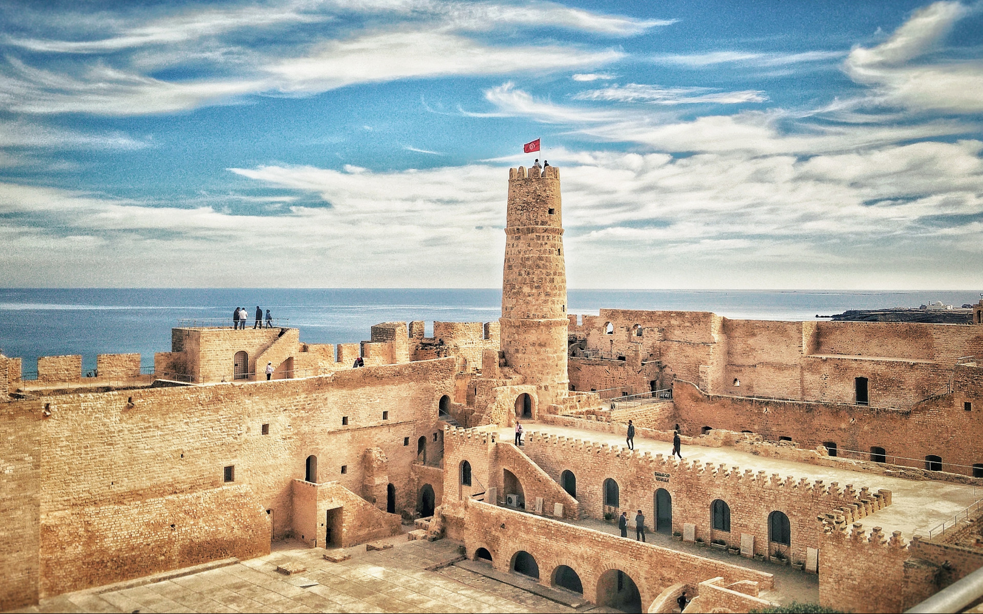 People Walking Near Tower