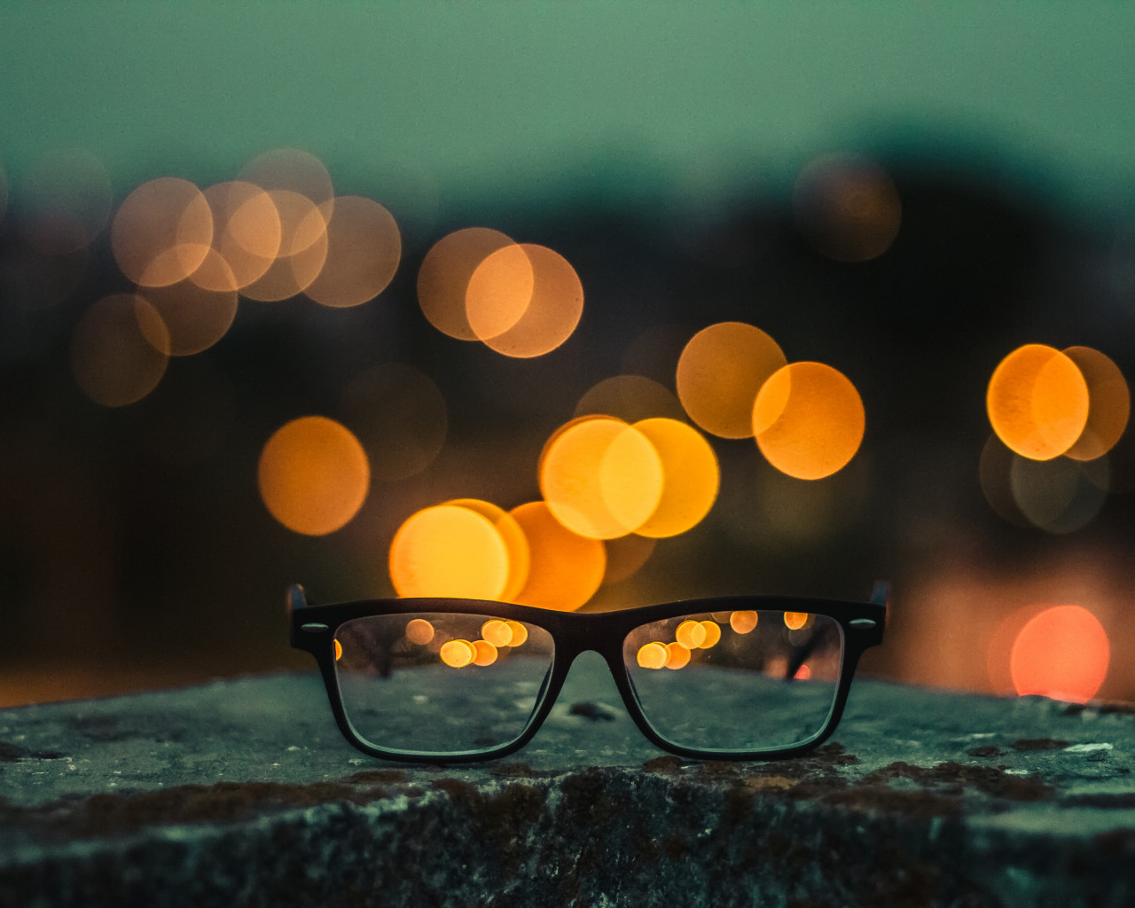Black Framed Eyeglasses