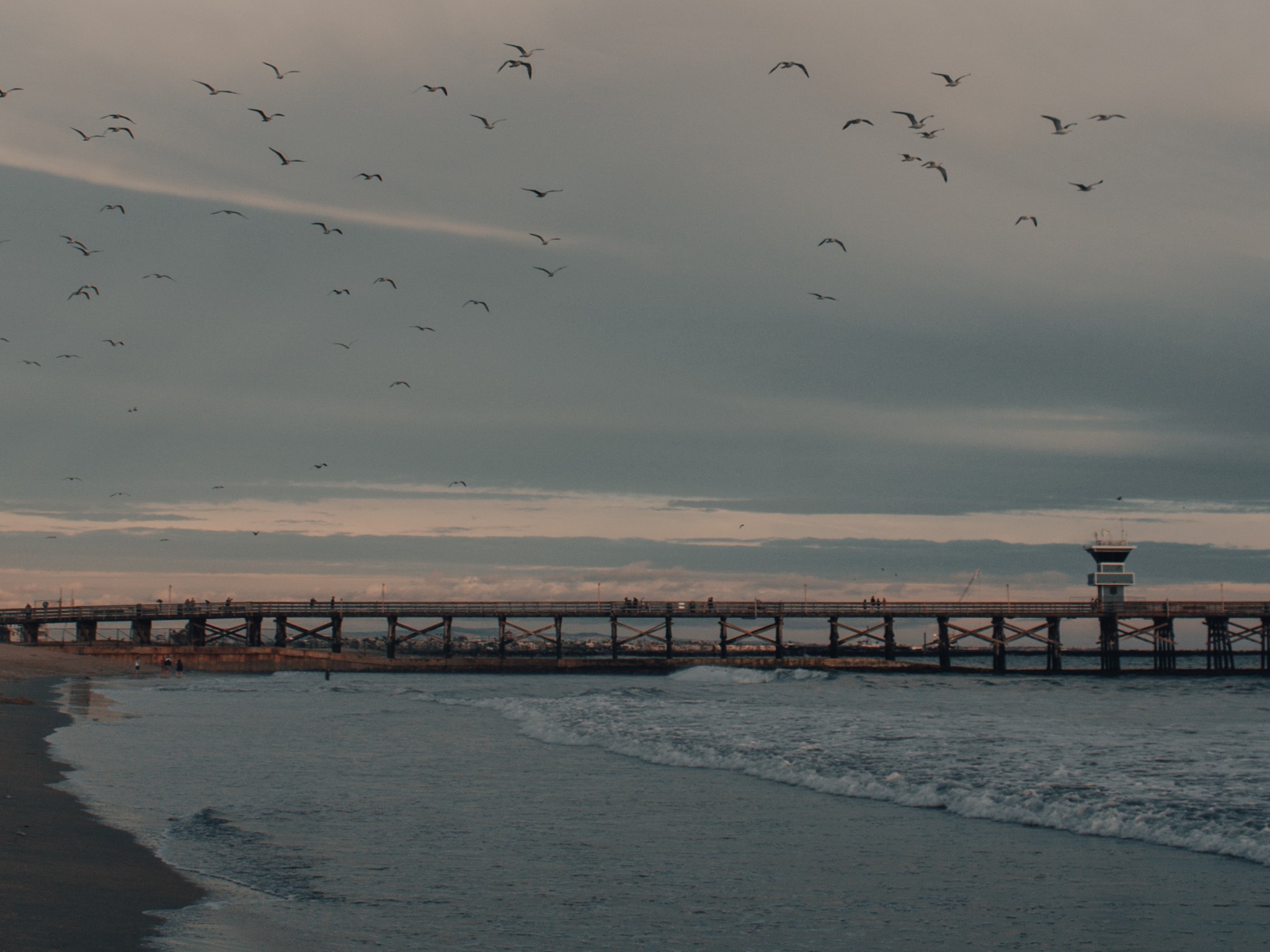 Long pier