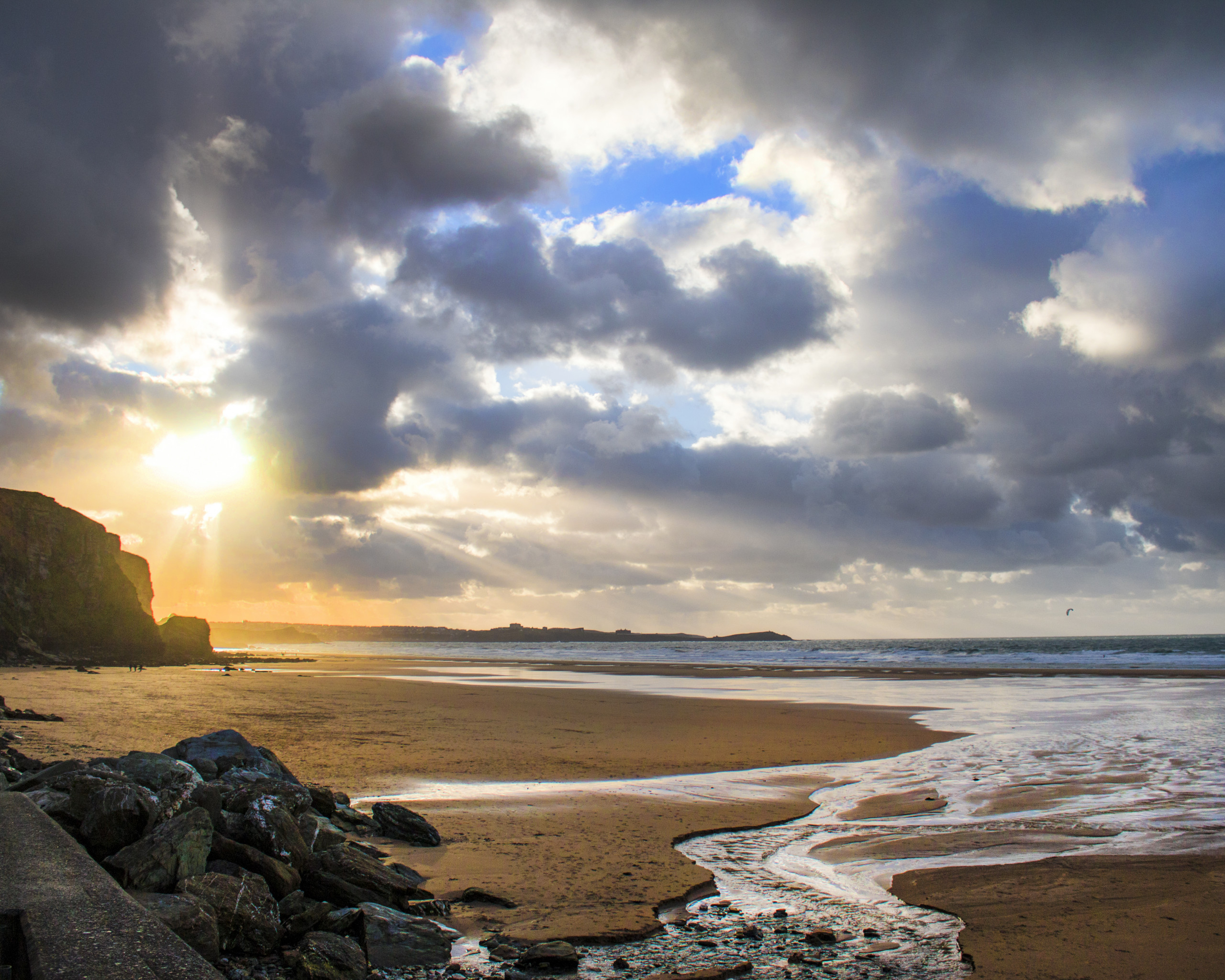 Beach Shore during Sunset