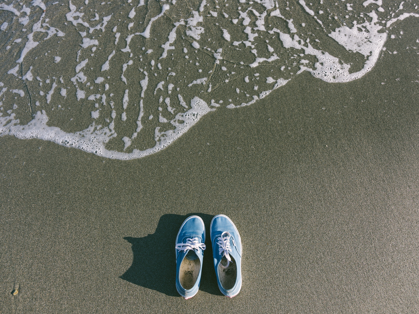 Shoes on the beach