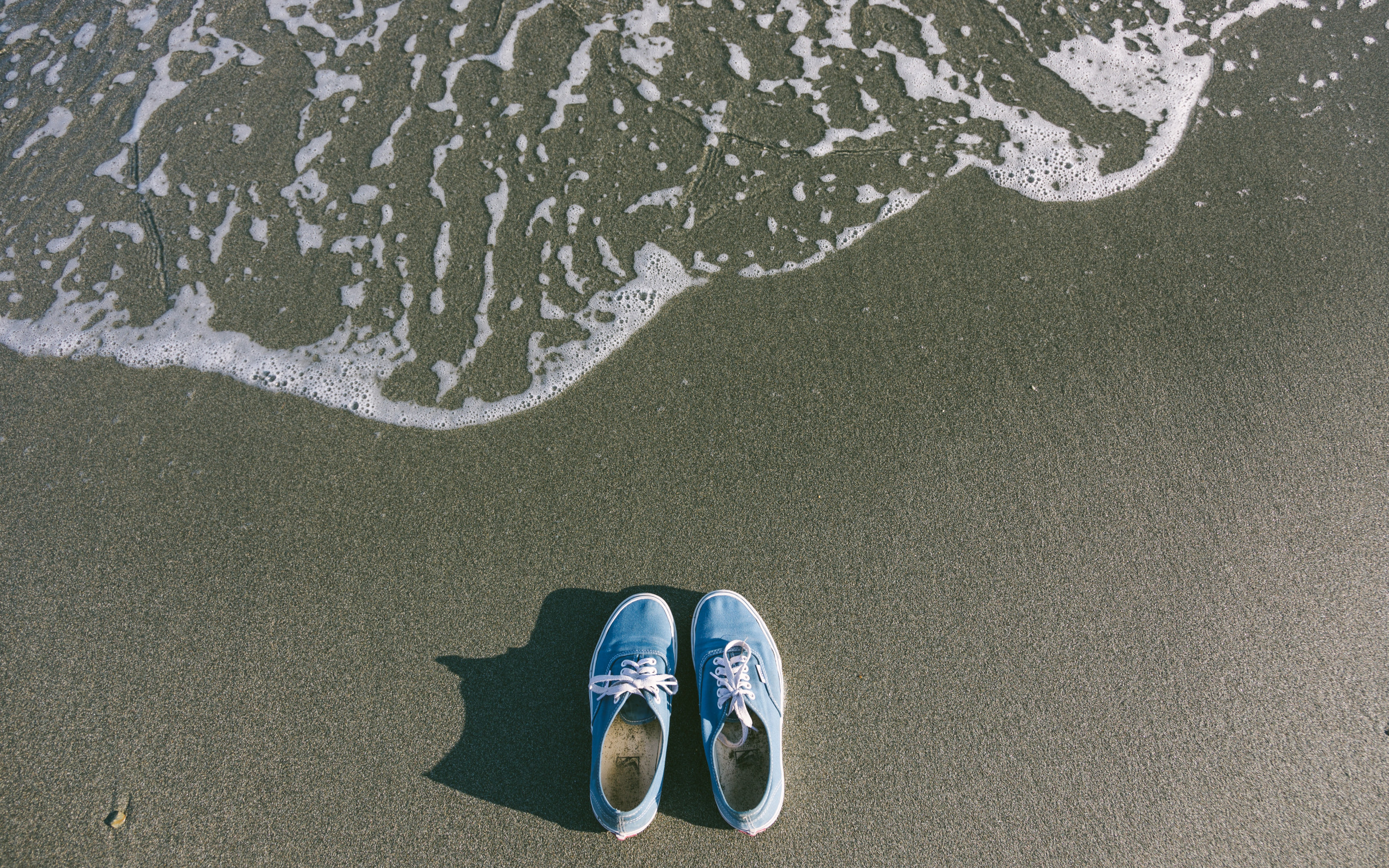 Shoes on the beach