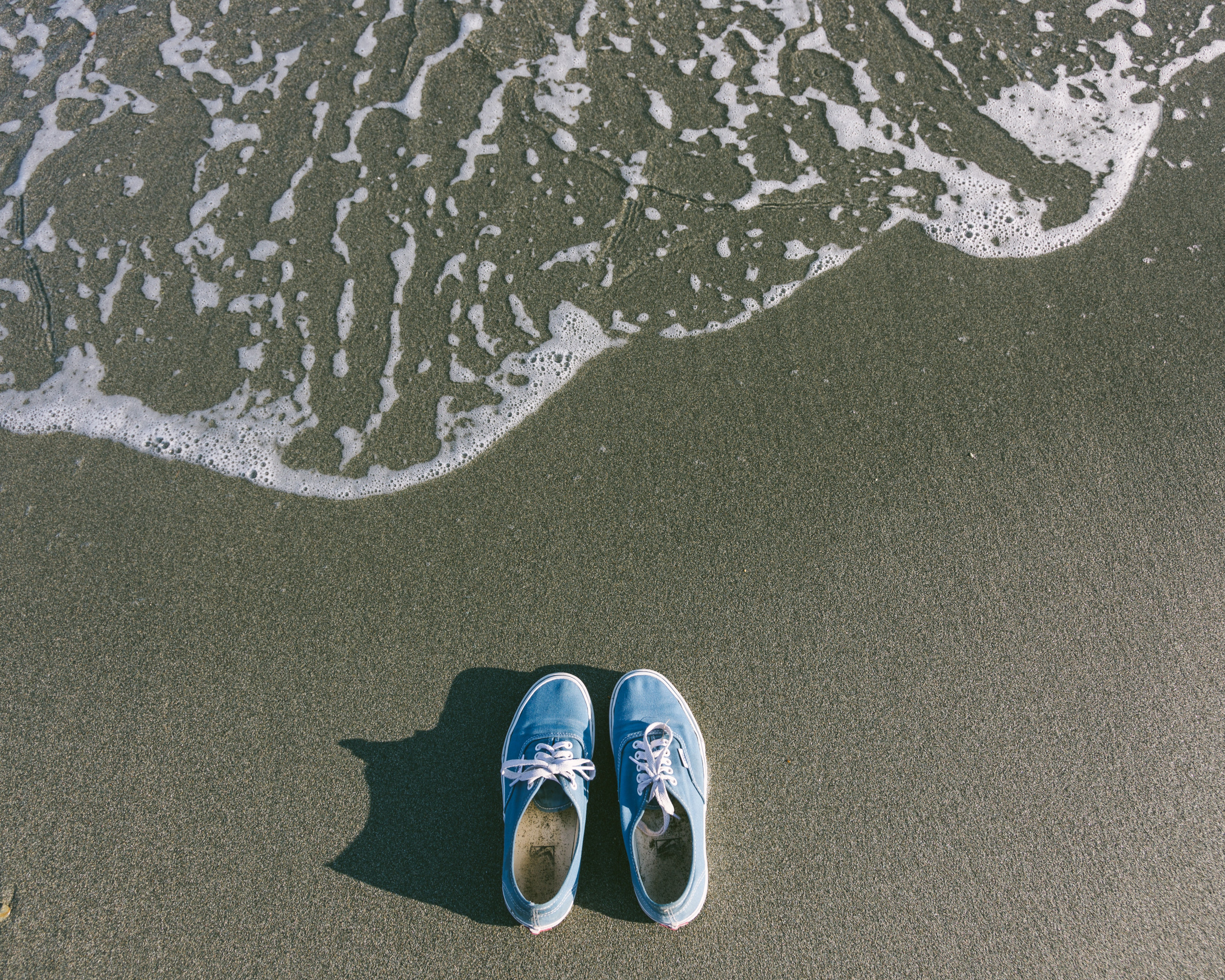 Shoes on the beach
