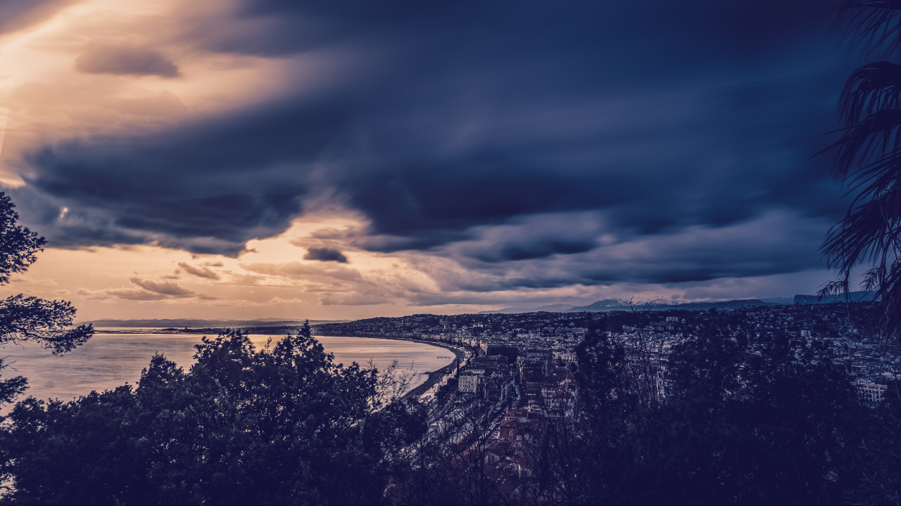 City Beside Sea