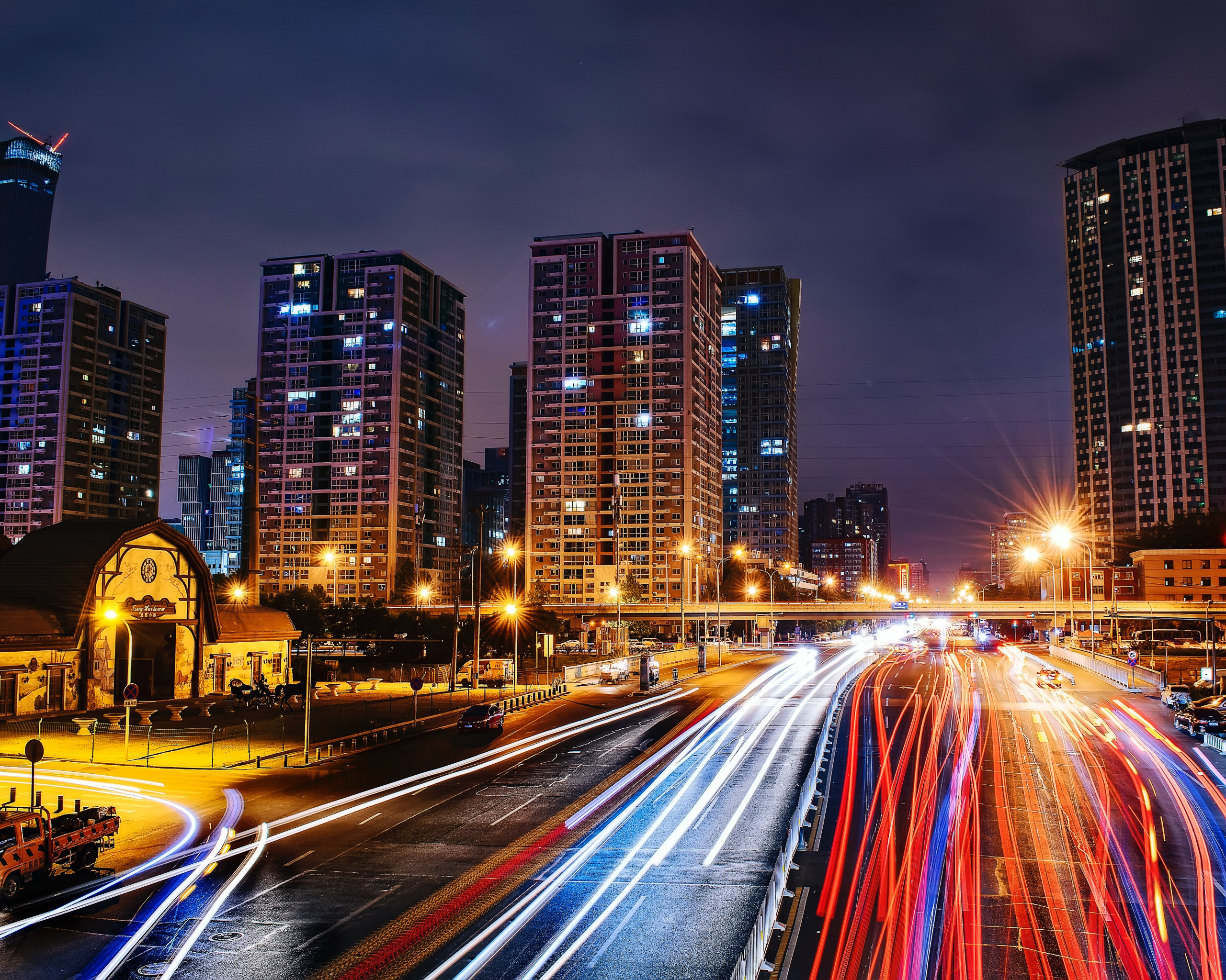 City Road at Nighttime