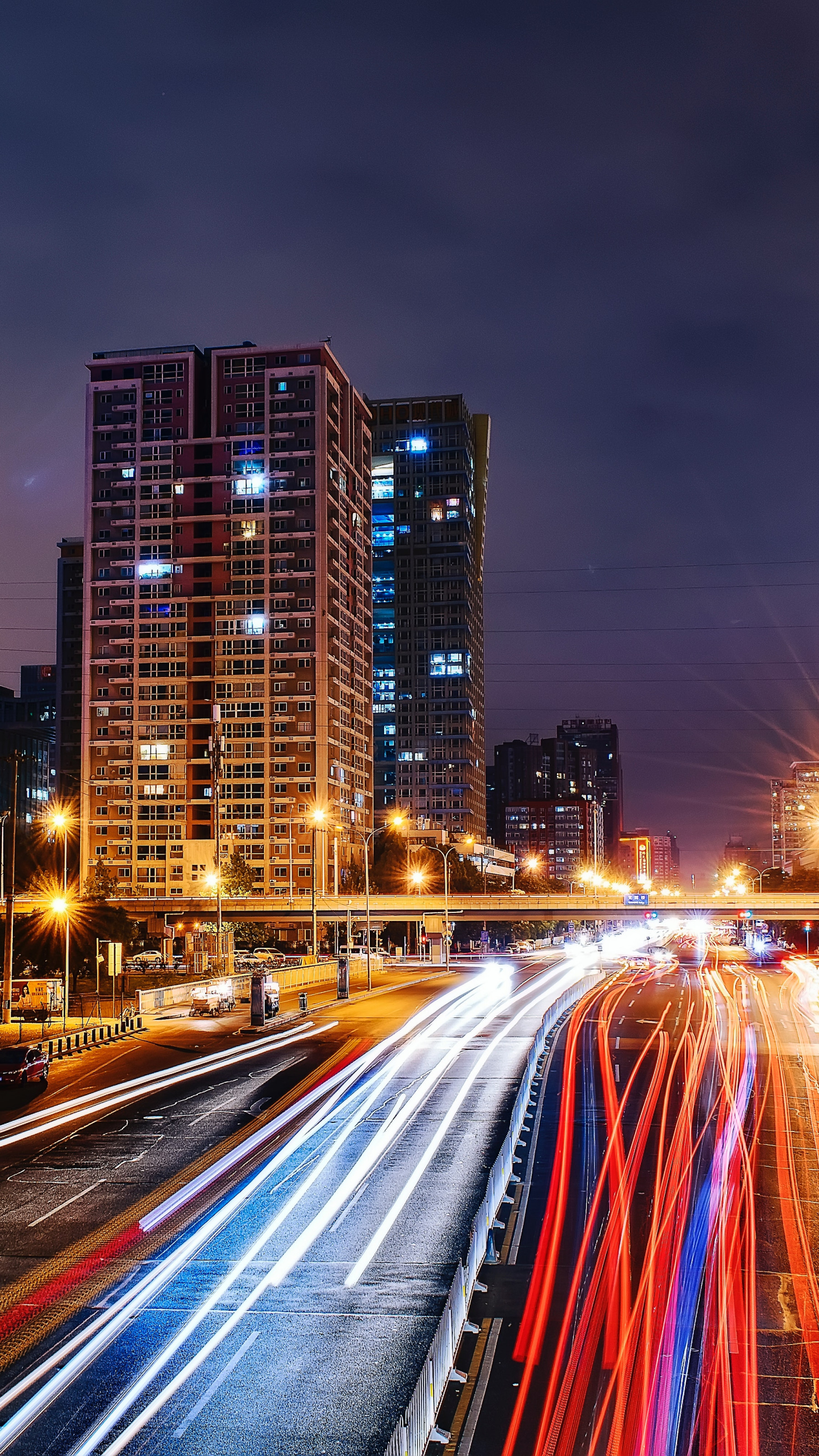City Road at Nighttime
