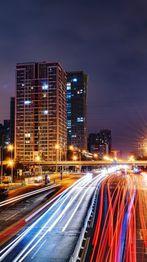City Road at Nighttime