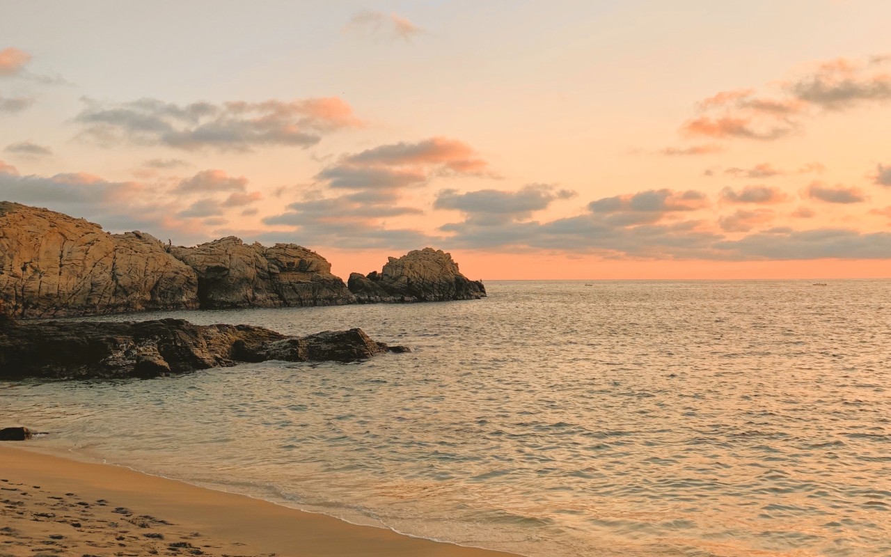 Sea Shore during Sunset