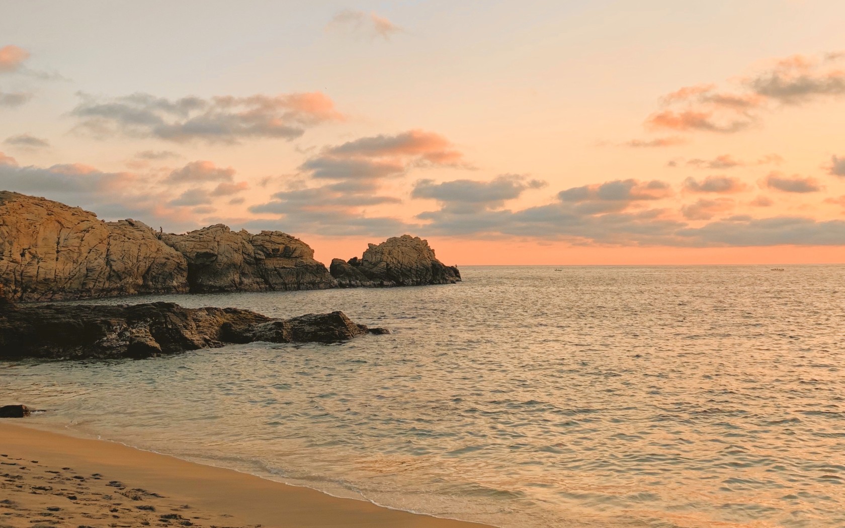 Sea Shore during Sunset