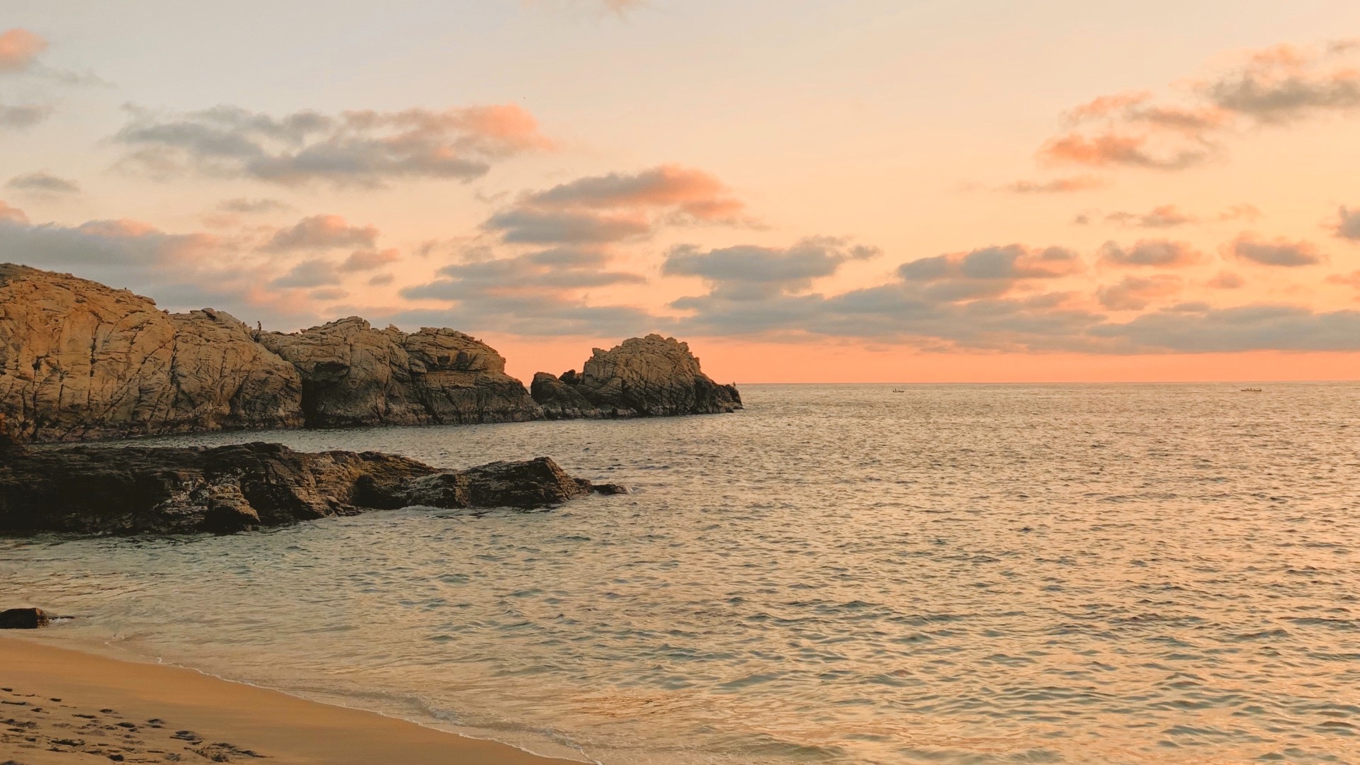 Sea Shore during Sunset