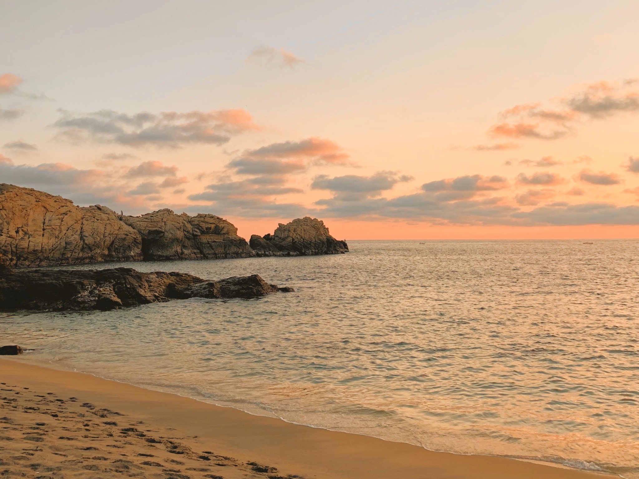 Sea Shore during Sunset