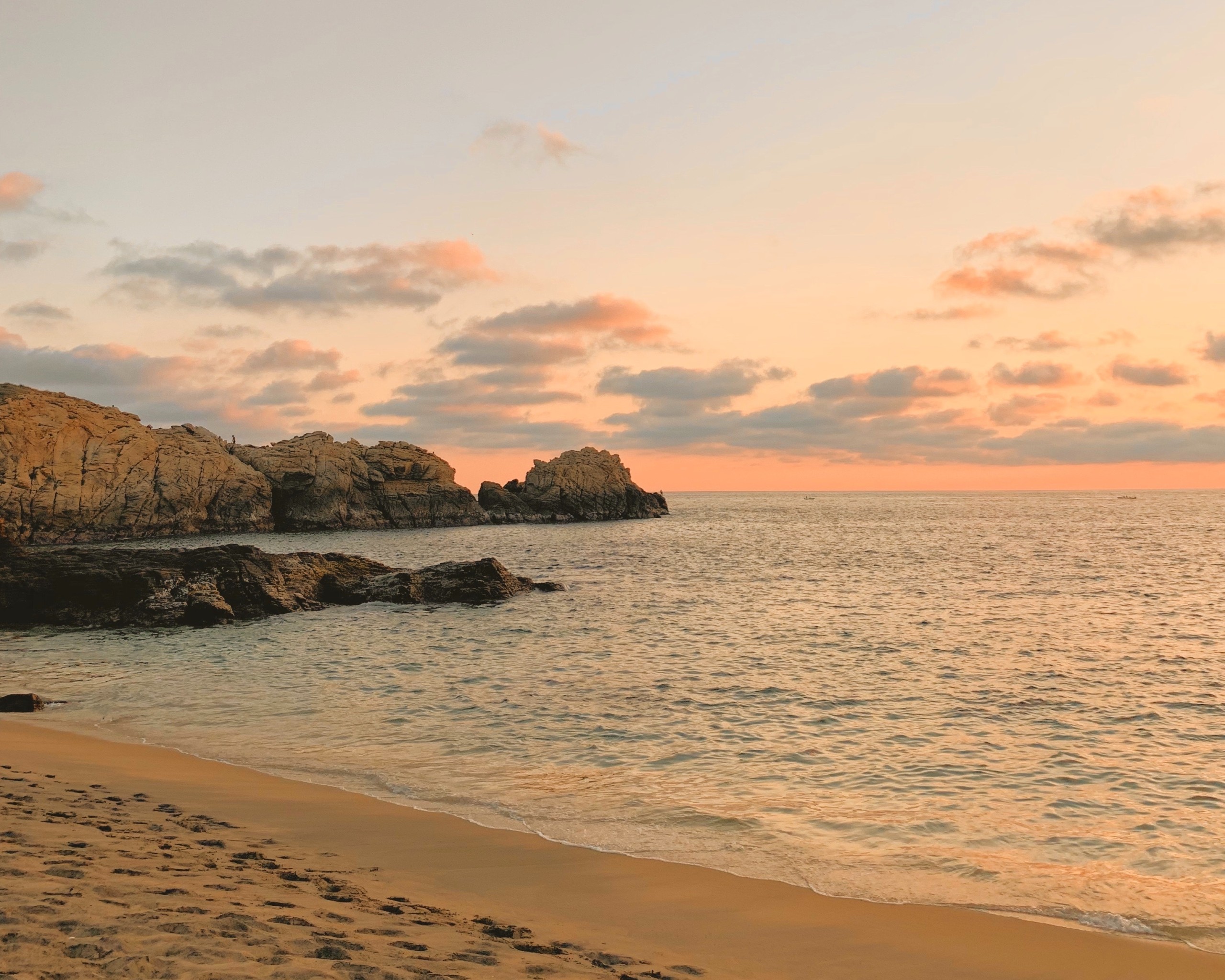 Sea Shore during Sunset