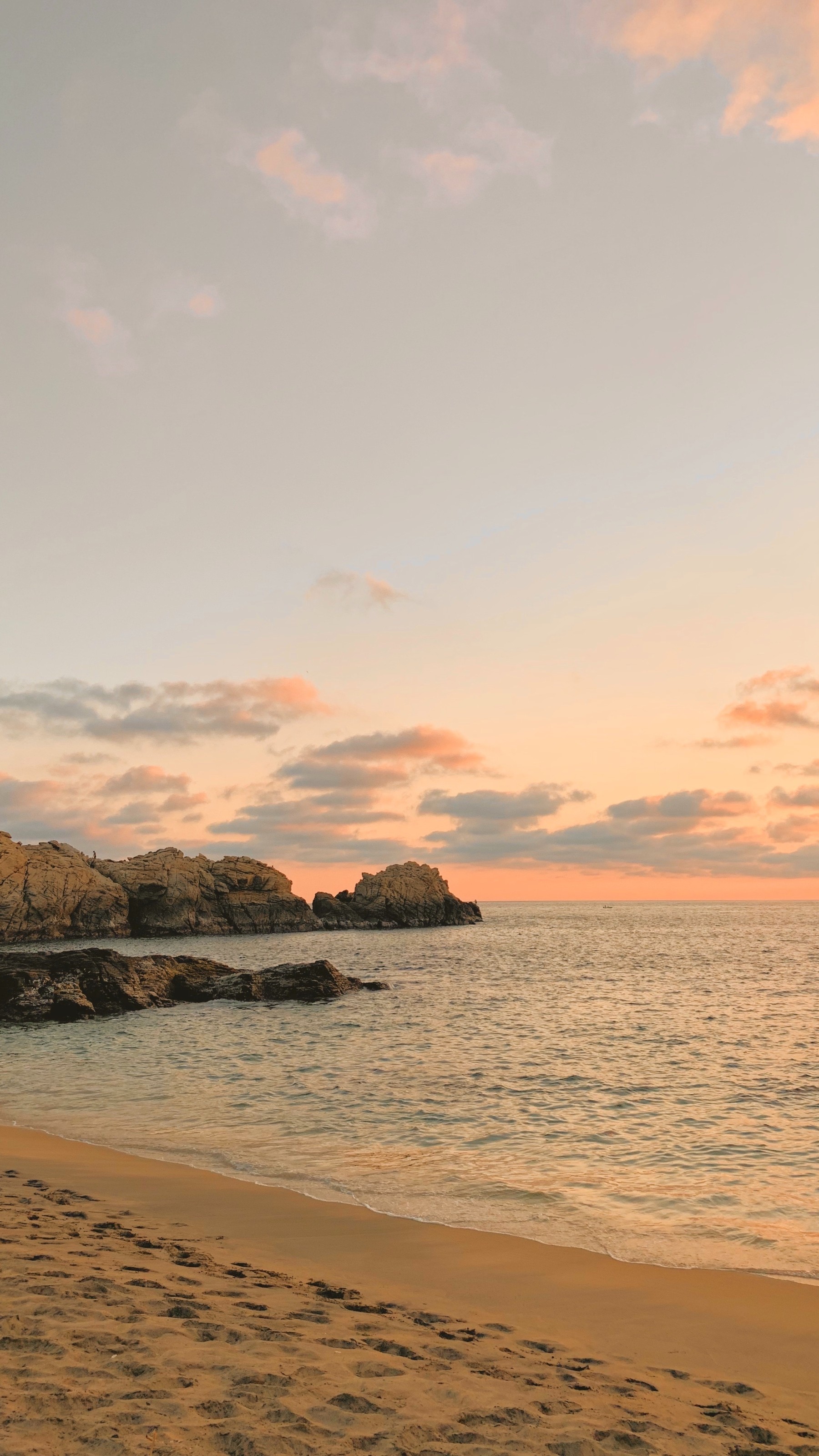 Sea Shore during Sunset
