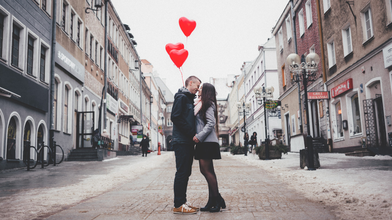 Couple on City Street