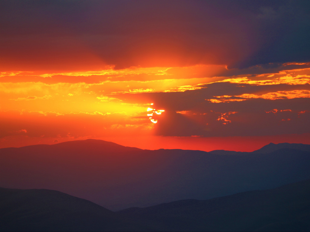 Mountains during Golden Hour