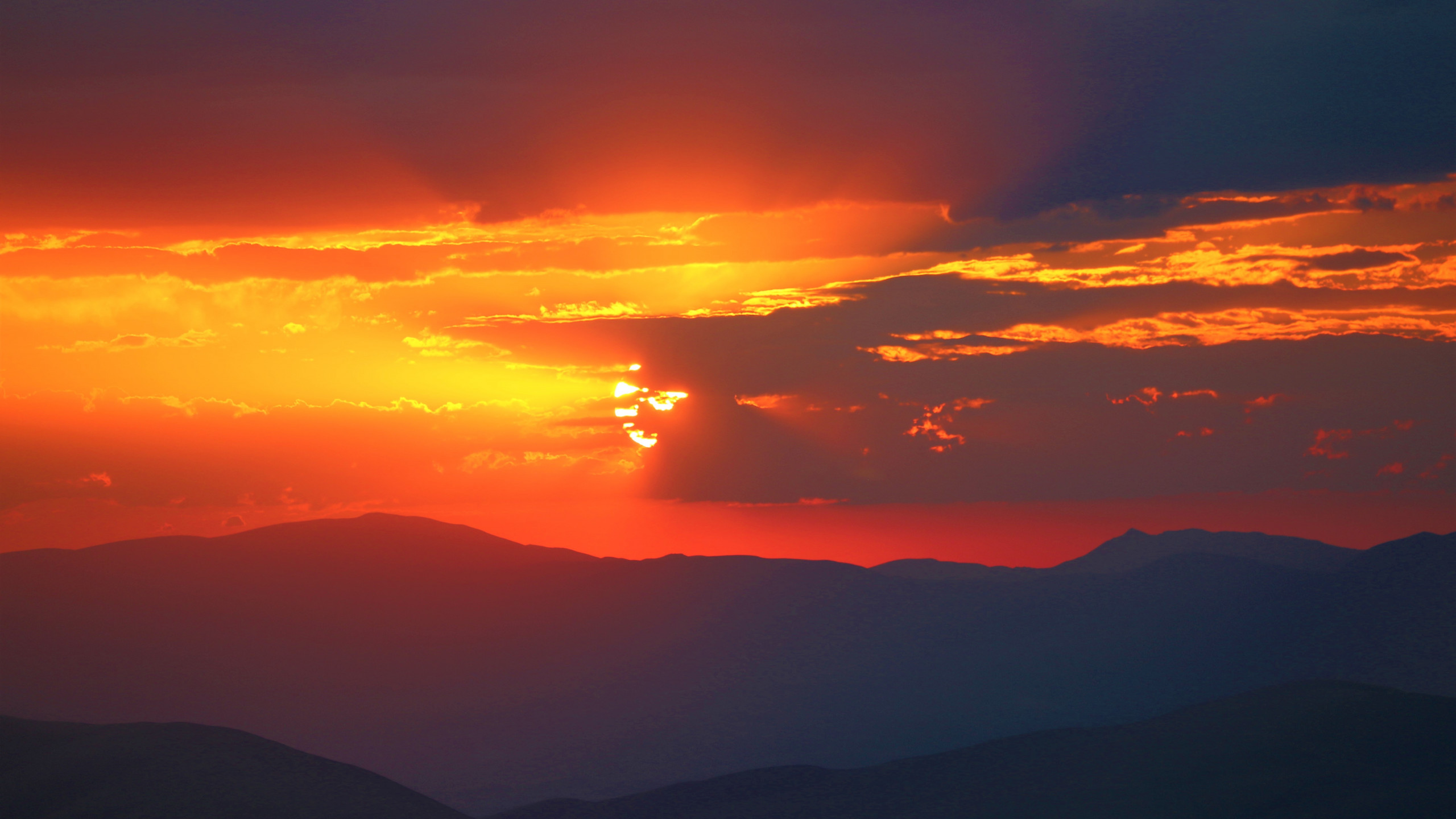 Mountains during Golden Hour