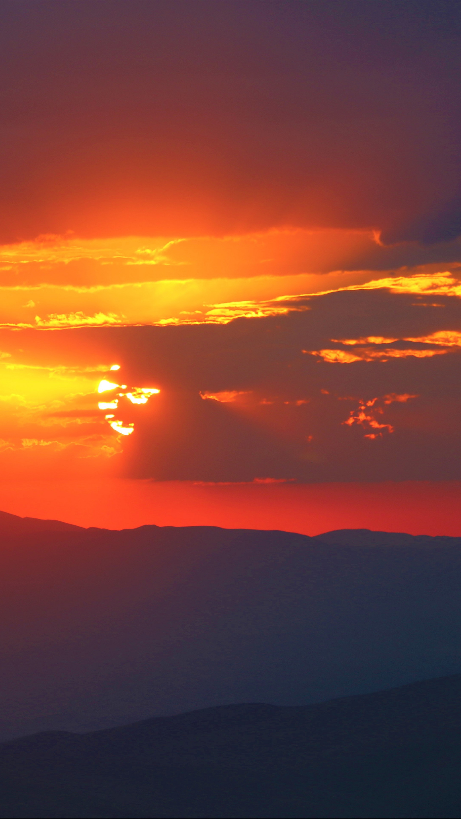Mountains during Golden Hour