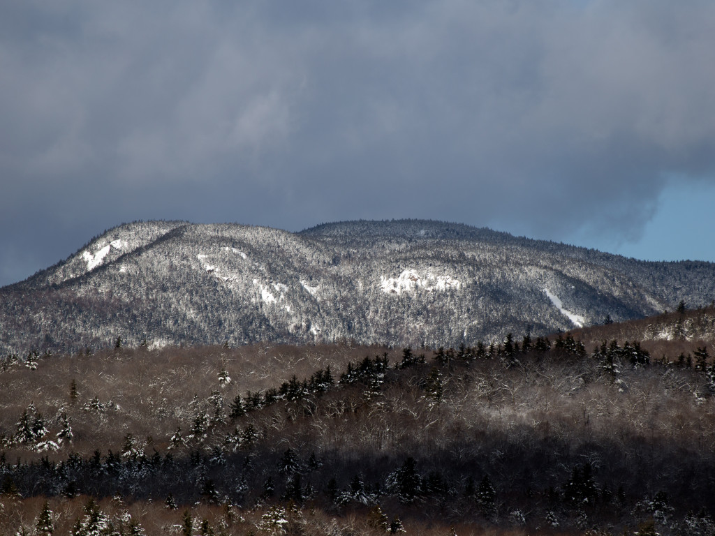 Gray and Brown Mountain