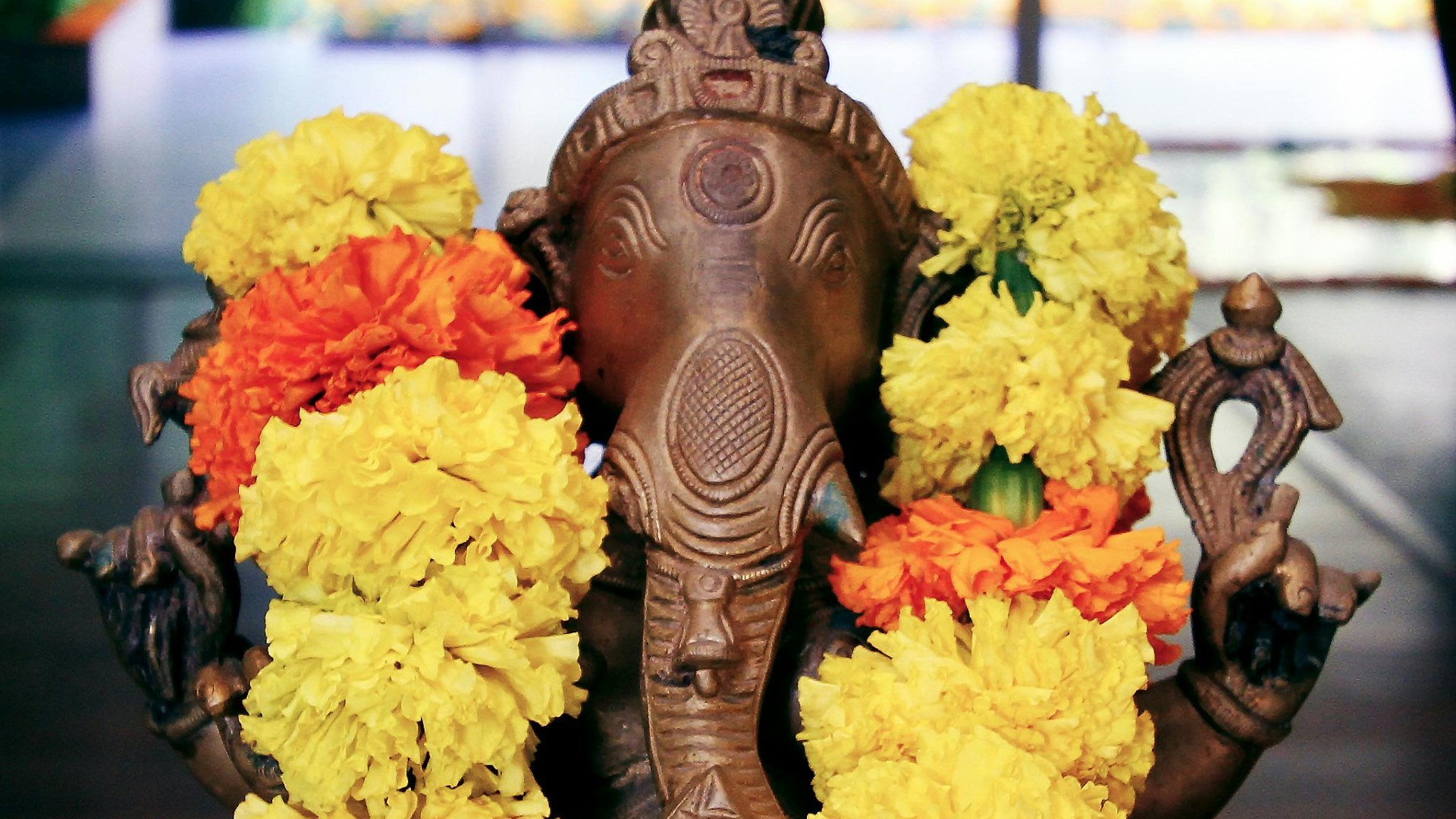 Brown Lord Ganesha Figurine