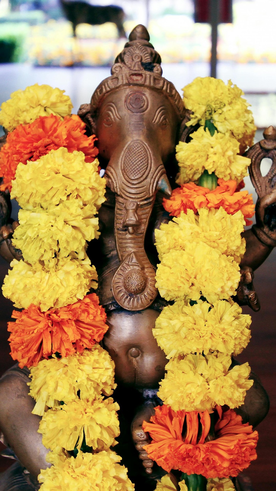 Brown Lord Ganesha Figurine