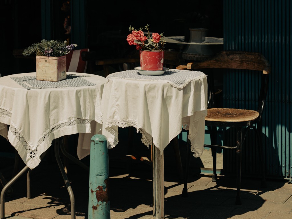Red Flowers on the Table