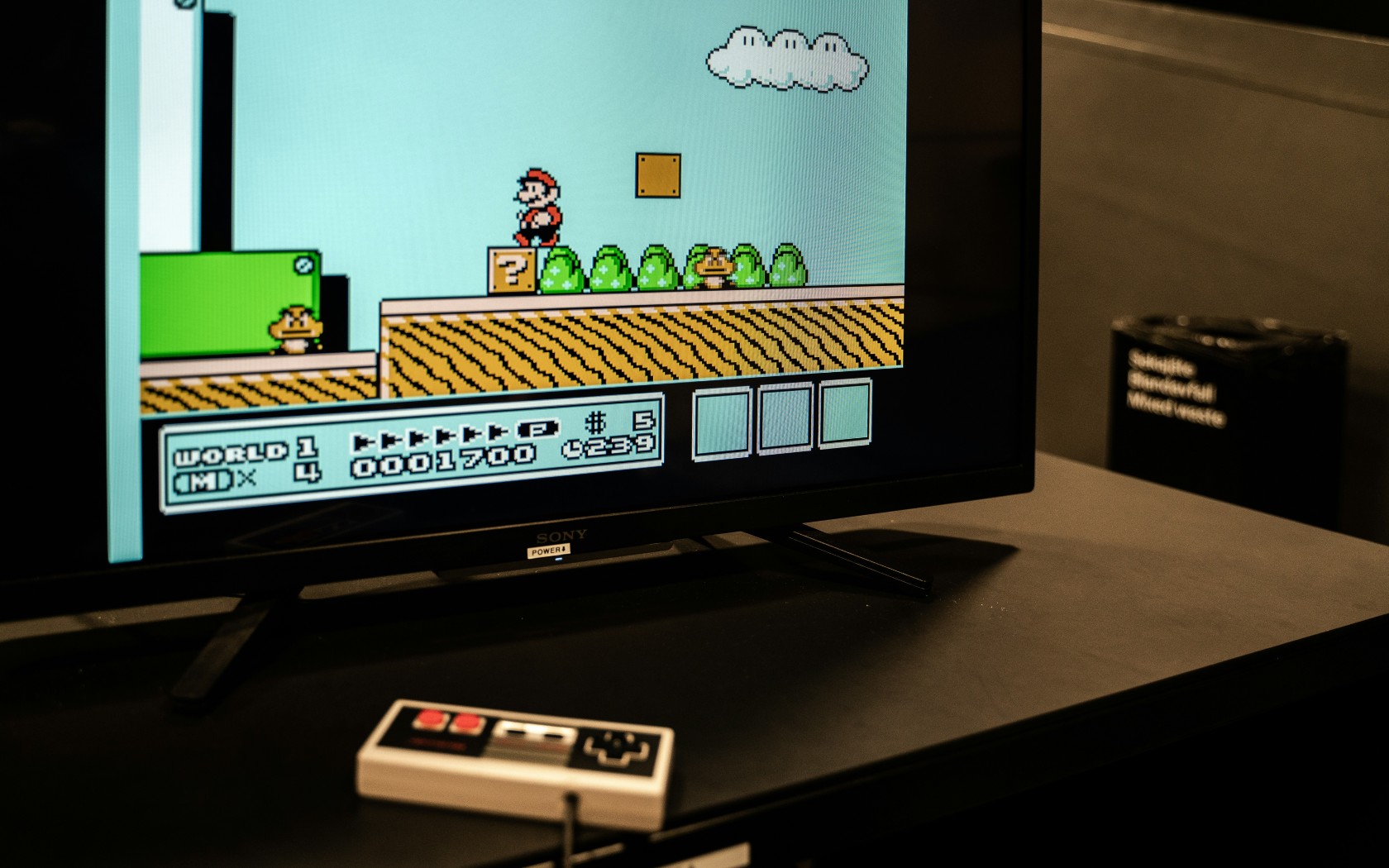 Super Mario on the NES