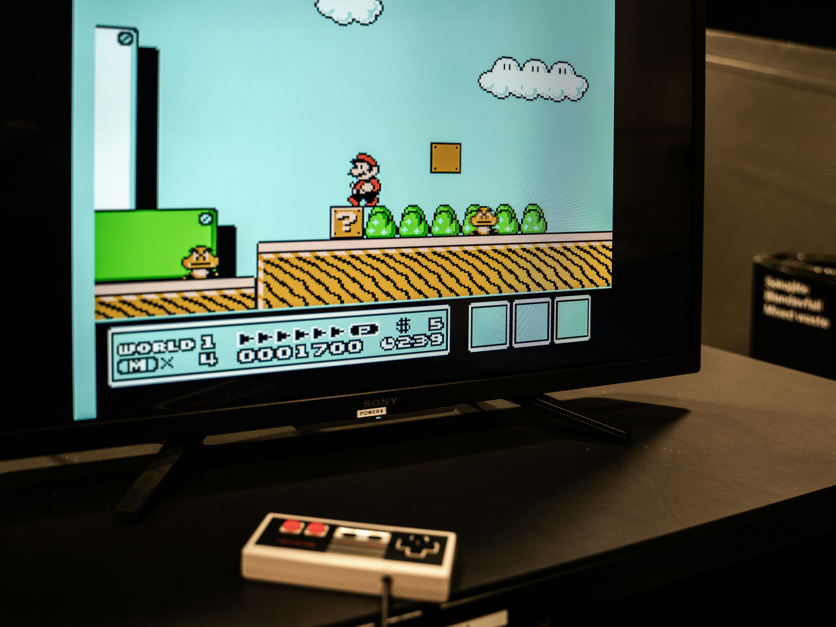 Super Mario on the NES
