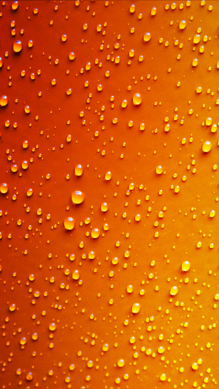 Red and Yellow Water Droplets 