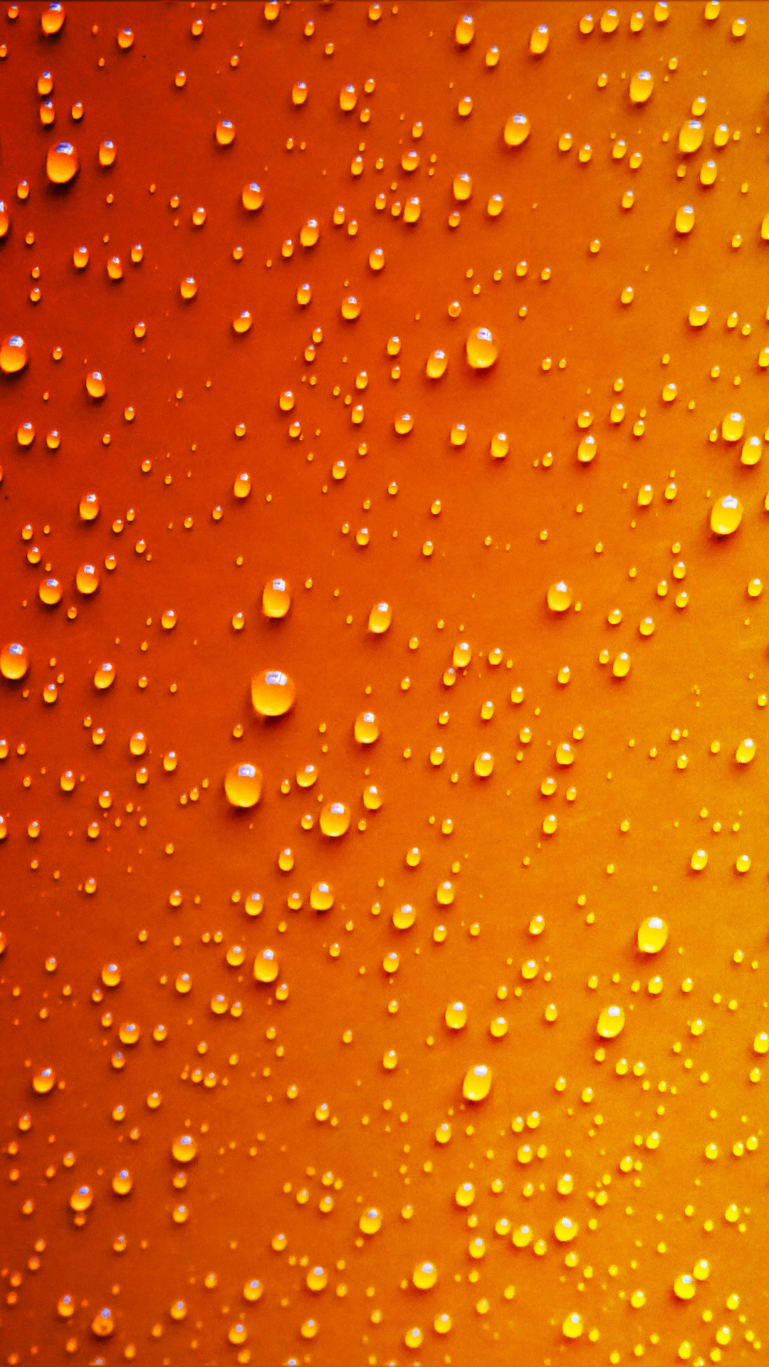 Red and Yellow Water Droplets 