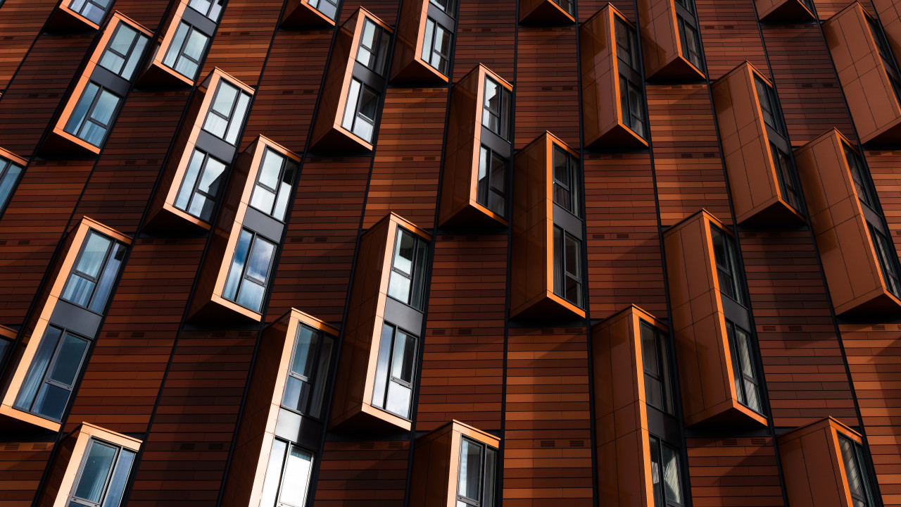 Abstract Apartment Building