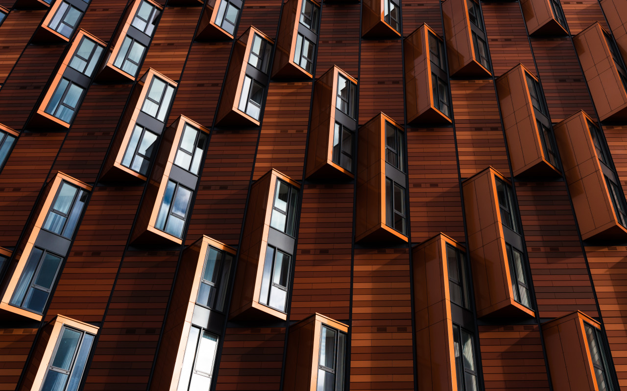 Abstract Apartment Building