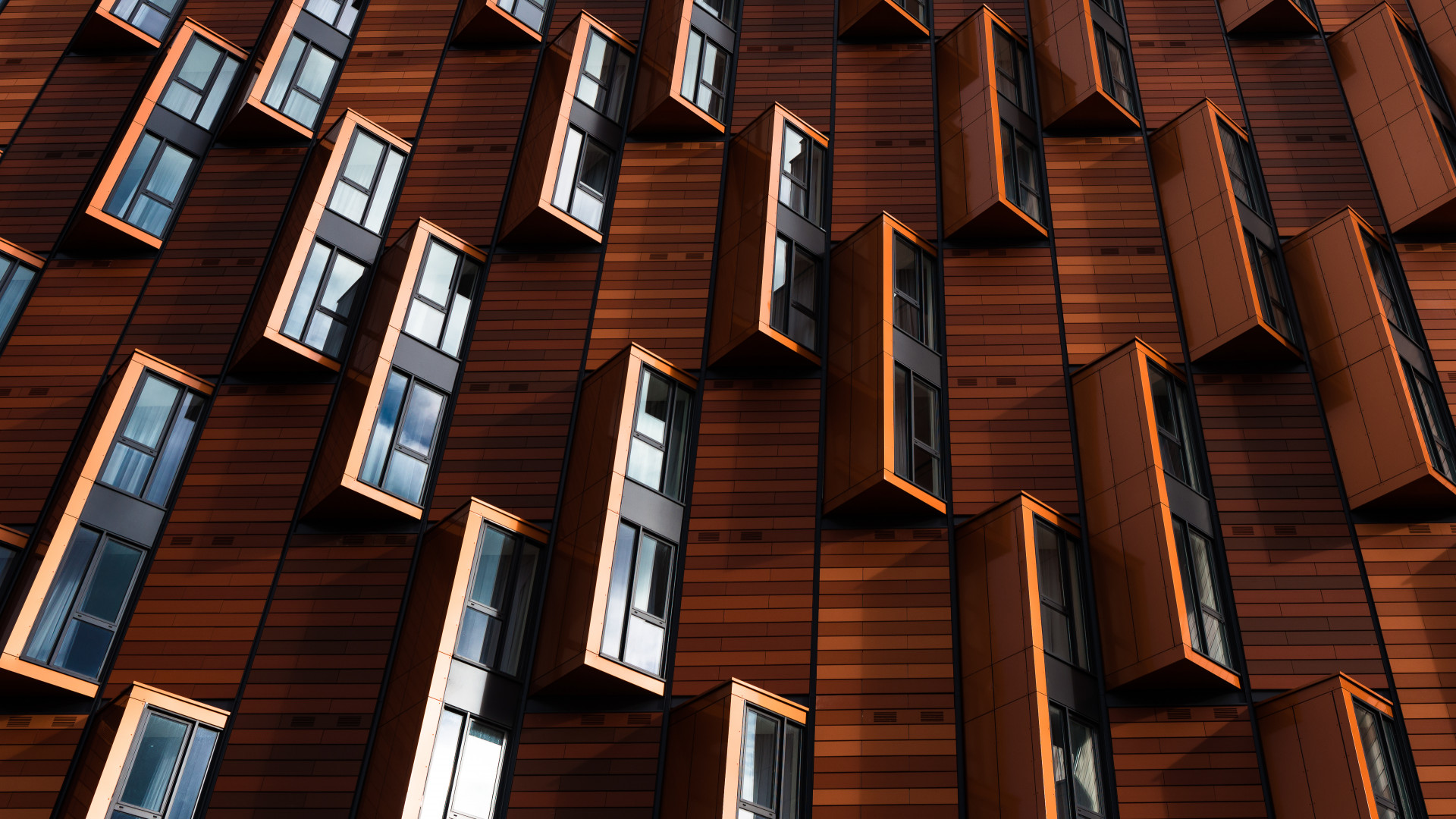 Abstract Apartment Building