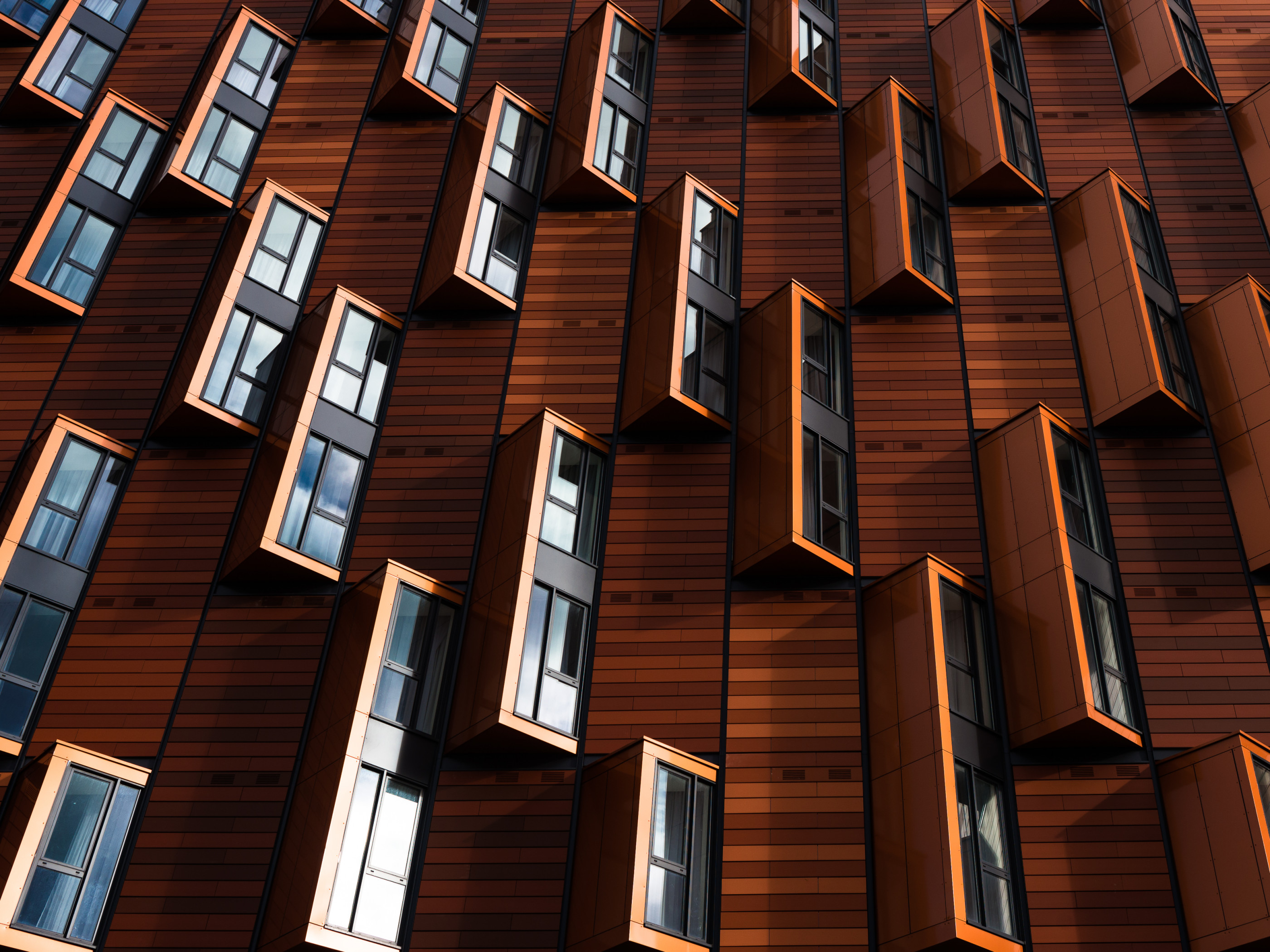 Abstract Apartment Building