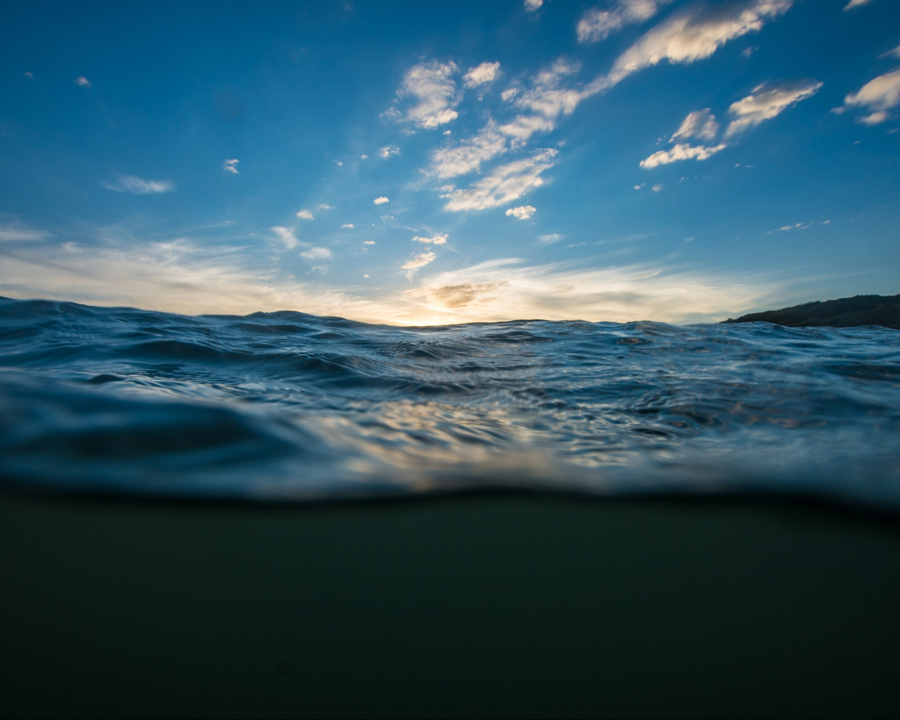 Sea Water Under Clear Blue Sky