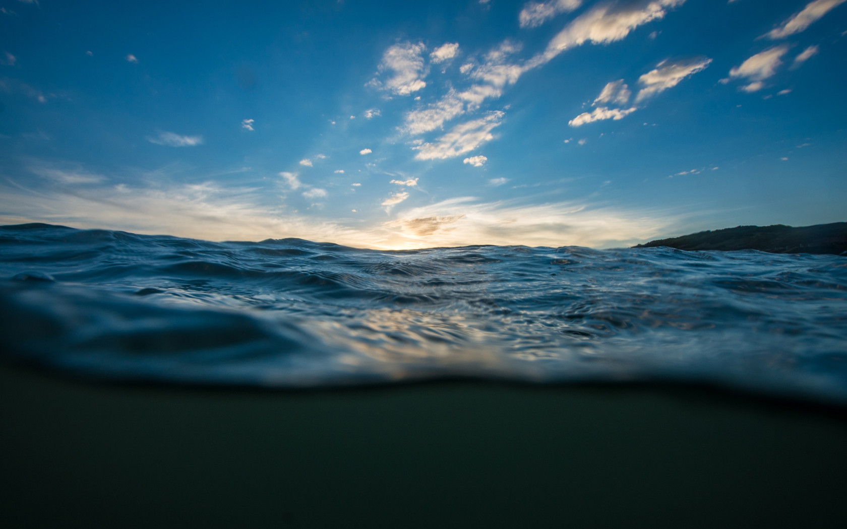 Sea Water Under Clear Blue Sky
