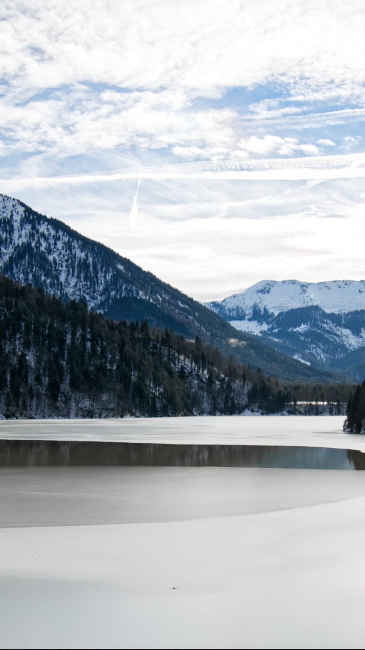 Water Surrounded by Mountains