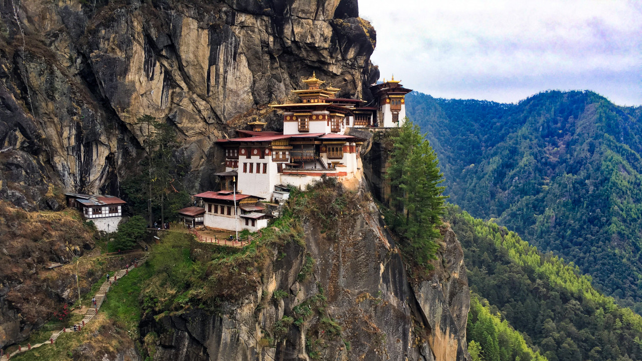 House Beside Mountains