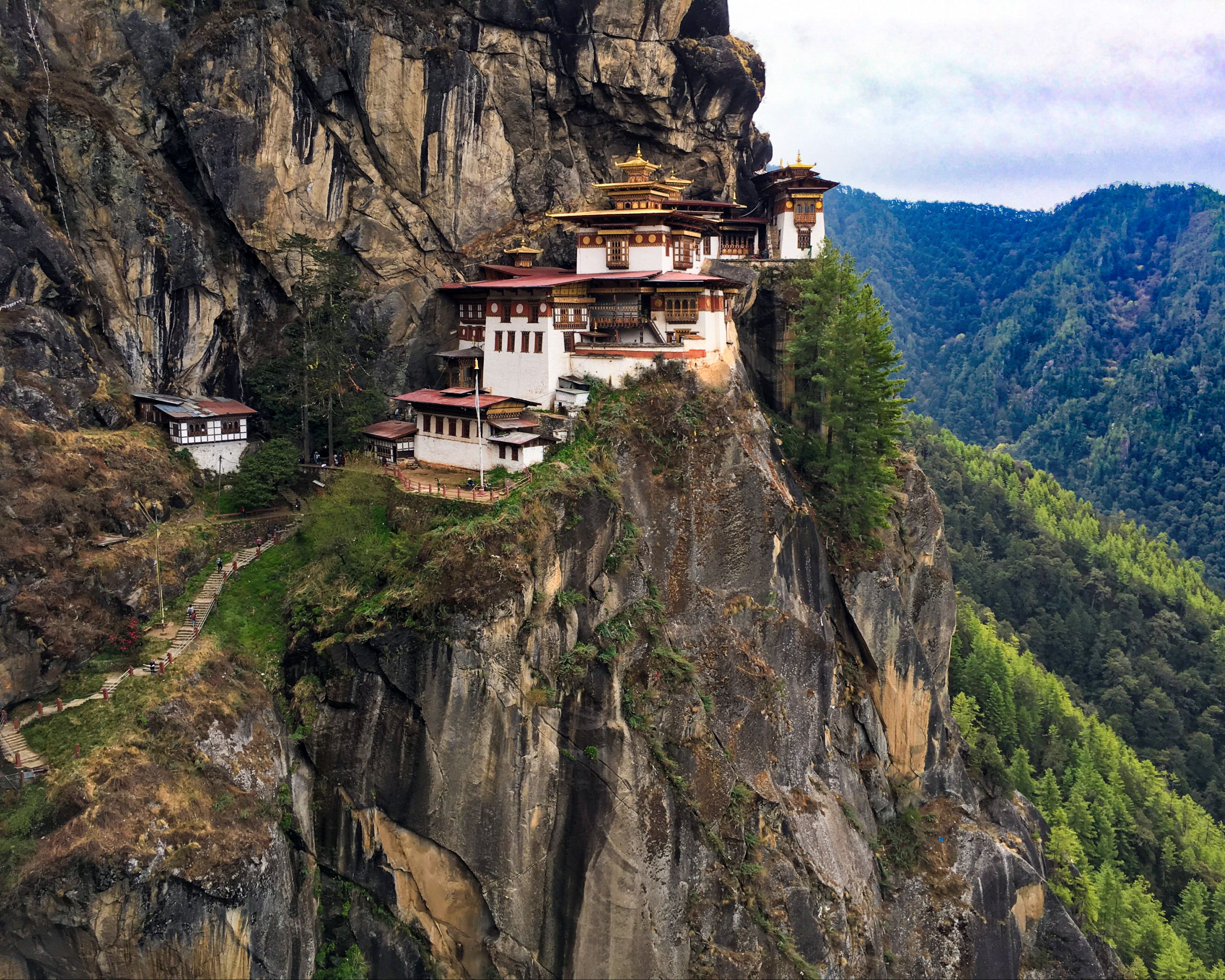House Beside Mountains